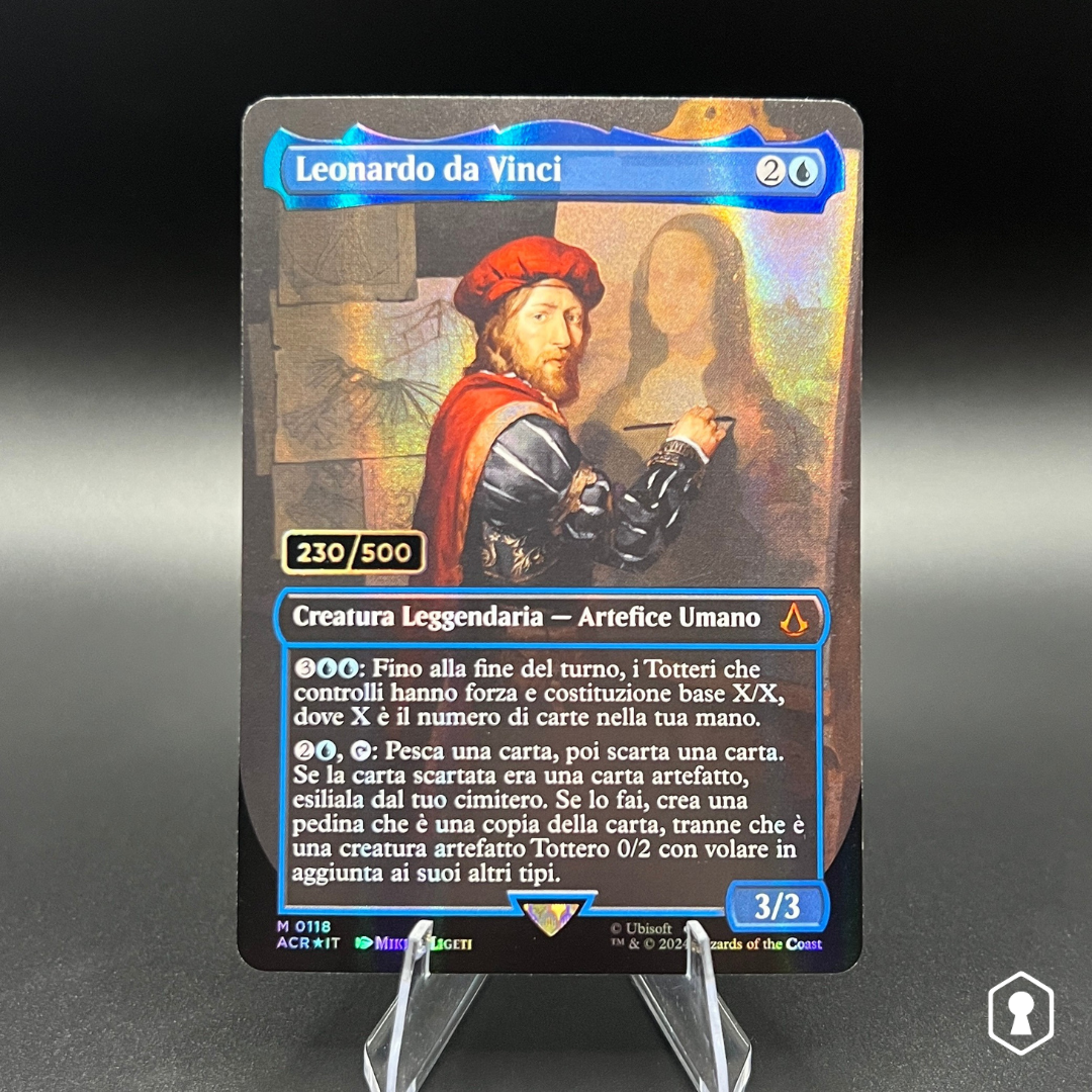 Leonardo Da Vinci Rainbow Foil Serialized 230/500 - immagine 2